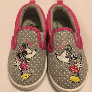 Disney Mickey and Minnie Mouse Canvas Shoes